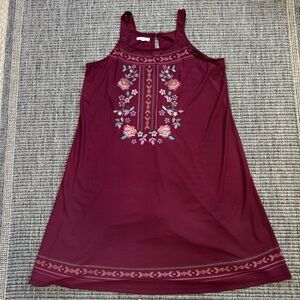 Maurices Red Sleeveless Sundress Sleeveless Mini